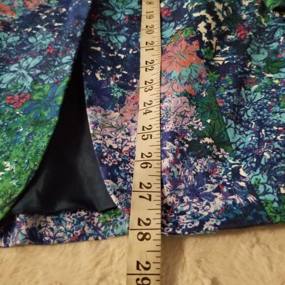 Coldwater Creek Women's Jacket Blazer Size 10 Boho Floral Artsy - Picture 8 of 9